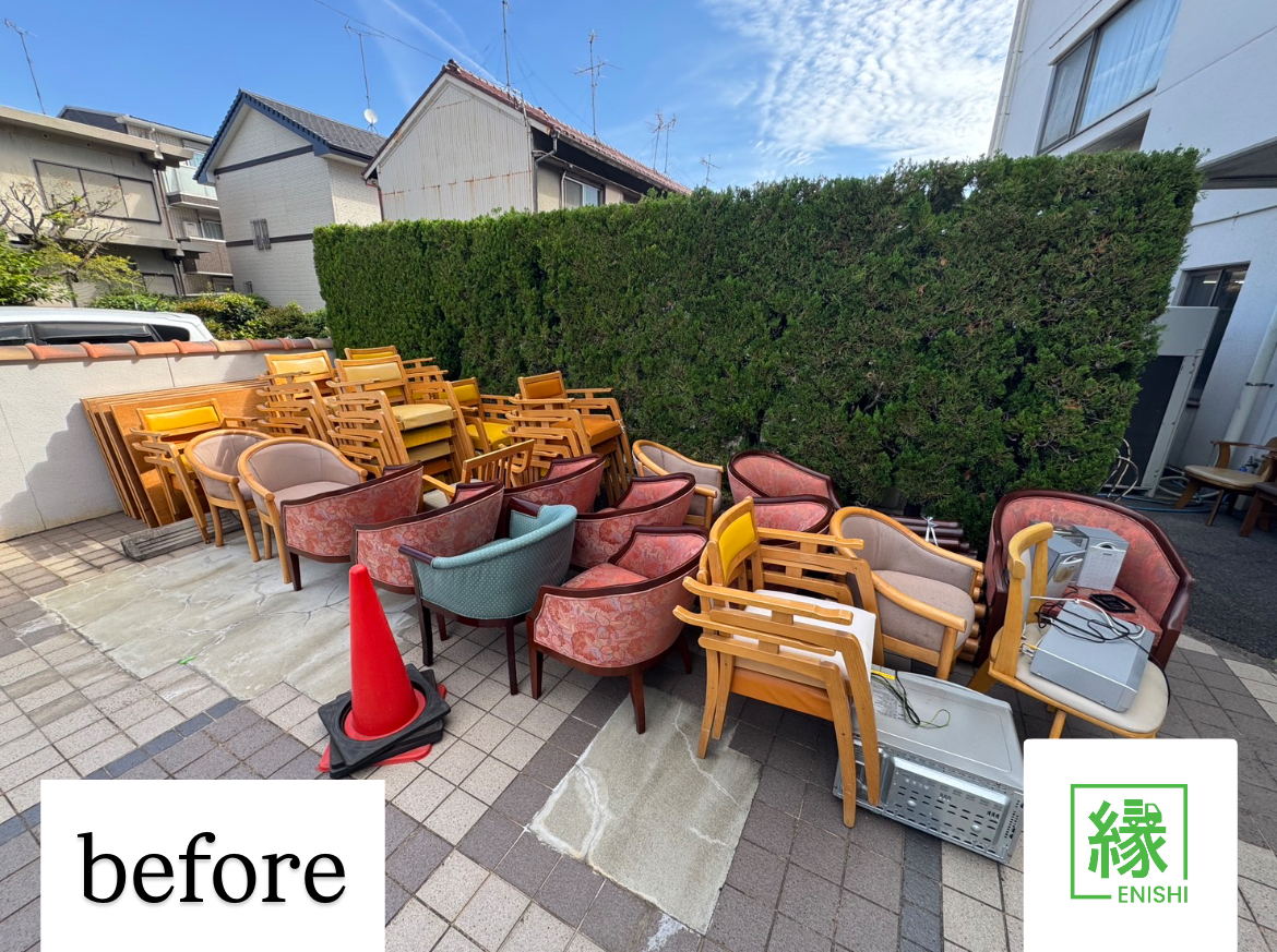 一宮市の法人様から大量の家具を引き取りいたしました(^^)